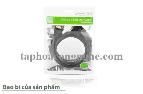 Ugreen 20155 3M màu Đen Cáp tín hiệu 2 đầu COM RS232 dương cao cấp DB101 30020155